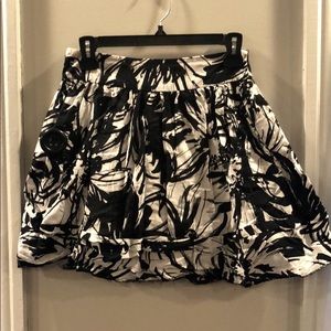 Black and White Skirt